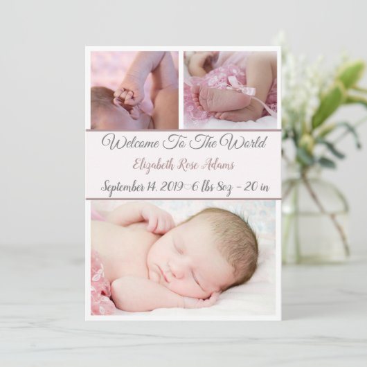 Willkommen bei der Ankündigung der Welt (Stehend Vorderseite)