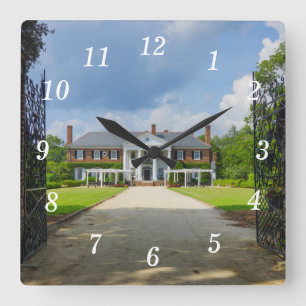 Willkommen bei der Boone Hall Wanduhr
