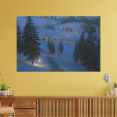 Willkommen bei der Cwm Canvas Print Leinwanddruck (Insitu (Wohnzimmer))