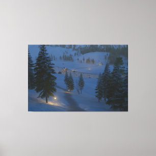 Willkommen bei der Cwm Canvas Print Leinwanddruck