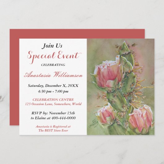 WILLKOMMEN BEI DER EREIGNISMÄSSIGEN EINLADUNG ZUM  (Vorne/Hinten)