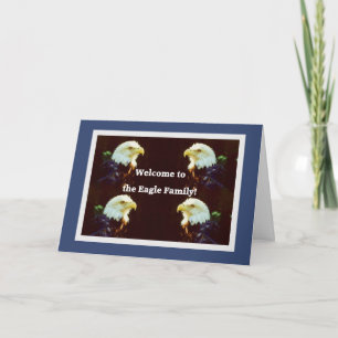 Willkommen bei der Familie Eagle Karte