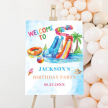 Willkommen bei der Geburtstagsparty der Wasserruts