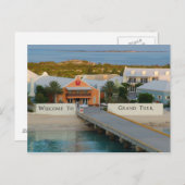 Willkommen bei der Grand Turk Postcard Postkarte (Vorne/Hinten)