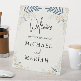 Willkommen bei der Hochzeit | Begrüßung Sockelschild