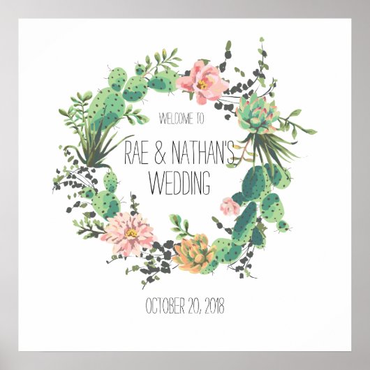 Willkommen bei der Hochzeit Poster (Vorne)