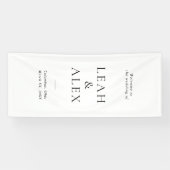 Willkommen bei der Hochzeitsdekoration Banner (Horizontal)