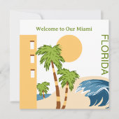 Willkommen bei der Miami Florida Card (Vorderseite)
