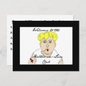 Willkommen bei der Mutter im Jurastudio Postkarte (Vorne/Hinten)