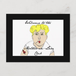 Willkommen bei der Mutter im Jurastudio Postkarte