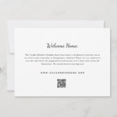 Willkommen bei der Nachbarschaftskarte für neue Ei Ankündigung (Rückseite)