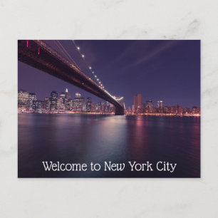 Willkommen bei der New York City Postcard Postkarte