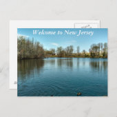 Willkommen bei der NJ Postcard Postkarte (Vorne/Hinten)