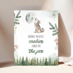 Willkommen bei der Pack Forest Wolf Card und Gesch Poster