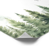 Willkommen bei der Pack Forest Wolf Schnuller Hunt Poster (Ecke)