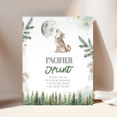 Willkommen bei der Pack Forest Wolf Schnuller Hunt Poster