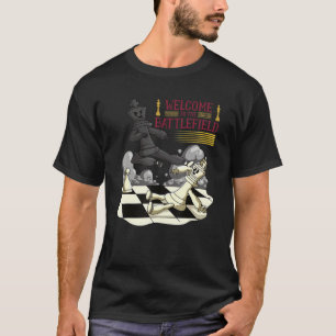 Willkommen bei der Schachkunst des Nationalfeierta T-Shirt