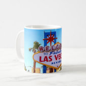 Willkommen bei der Signatur-Tasse von Las Vegas Kaffeetasse (Vorderseite Links)