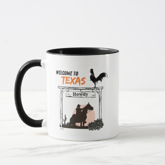 Willkommen bei der TEXAS-Tasse Tasse (Links)