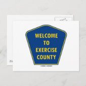 Willkommen bei der Übung Landkreis (Landkreis-Spaß Postkarte (Vorne/Hinten)