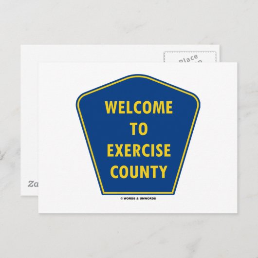 Willkommen bei der Übung Landkreis (Landkreis-Spaß Postkarte (Vorne/Hinten)