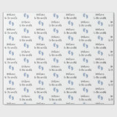 Willkommen bei der Welt Baby Packpapier (Flach)