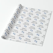 Willkommen bei der Welt Baby Packpapier (Ungerollt)