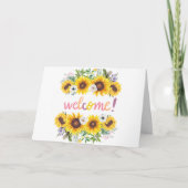 Willkommen bei der White Postcard des Teams Karte (Vorderseite)