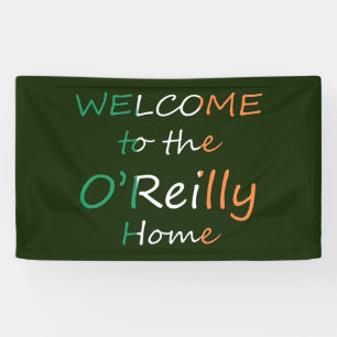 Willkommen bei der YourName-Zuhause auf der Irish  Banner