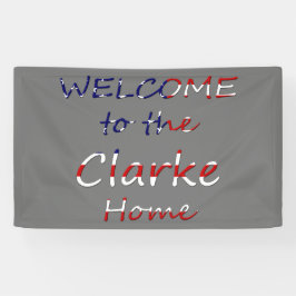 Willkommen bei der YourName-Zuhause auf der US-Fla Banner