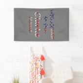 Willkommen bei der YourName-Zuhause auf der US-Fla Banner (Insitu)