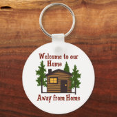 Willkommen bei der Zuhause von der Zuhause entfern Schlüsselanhänger (Vorderseite)