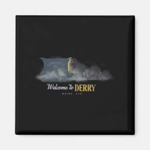 Willkommen bei Derry Maine Usa Pennywises Caravan Magnet