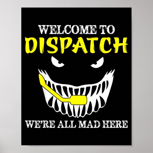 Willkommen bei Dispatch Funny 911 Dispatch Hallowe Poster (Vorne)