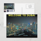 WILLKOMMEN BEI DUBAI POSTCARD VON MOJISOLA A GBADA POSTKARTE (Vorne/Hinten)