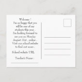 Willkommen bei E-Learning Postcard Postkarte (Rückseite)