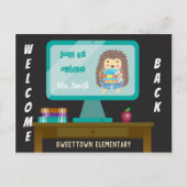 Willkommen bei E-Learning Postcard Postkarte (Vorderseite)