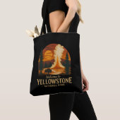Willkommen bei Embroidery Yellowstone National USA Tasche (Von Nahem)