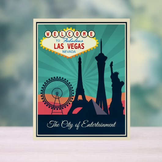 Willkommen bei Fabulous Las Vegas Acrylschild (Neutral)