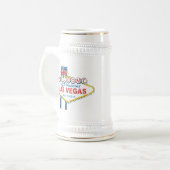 Willkommen bei Fabulous Las Vegas Bierglas (Vorderseite Links)
