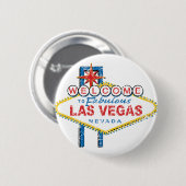 Willkommen bei Fabulous Las Vegas Button (Vorne & Hinten)