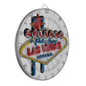 Willkommen bei Fabulous Las Vegas Dartscheibe (Vorderseite Links)