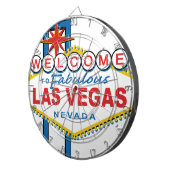 Willkommen bei Fabulous Las Vegas Dartscheibe (Vorderseite rechts)