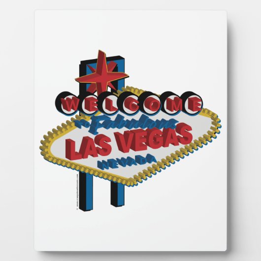 Willkommen bei Fabulous Las Vegas Fotoplatte (Vorderseite)