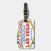Willkommen bei Fabulous Las Vegas Gepäckanhänger (Vorderseite vertikal)
