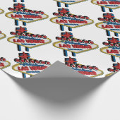 Willkommen bei Fabulous Las Vegas Geschenkpapier (Ecke)