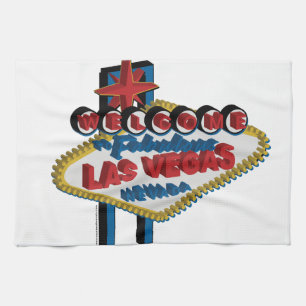 Willkommen bei Fabulous Las Vegas Geschirrtuch