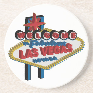 Willkommen bei Fabulous Las Vegas Getränkeuntersetzer