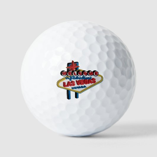 Willkommen bei Fabulous Las Vegas Golfball (Vorderseite)