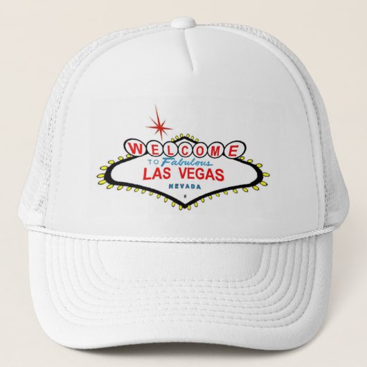 Willkommen bei Fabulous Las Vegas Hat Truckerkappe (Vorderseite)